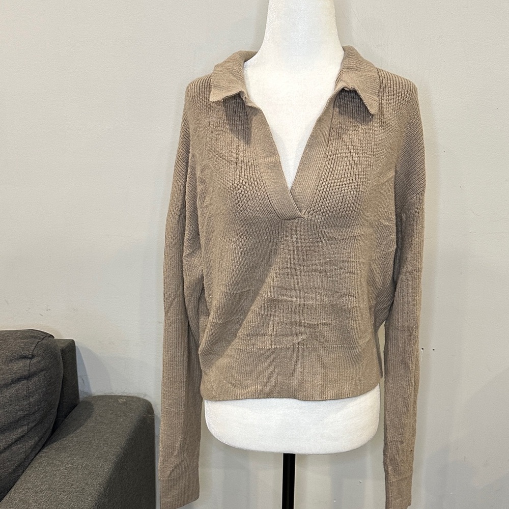 Lululemon‎ Collared Merino Wool-Blend Sweater - Picture 4 of 8